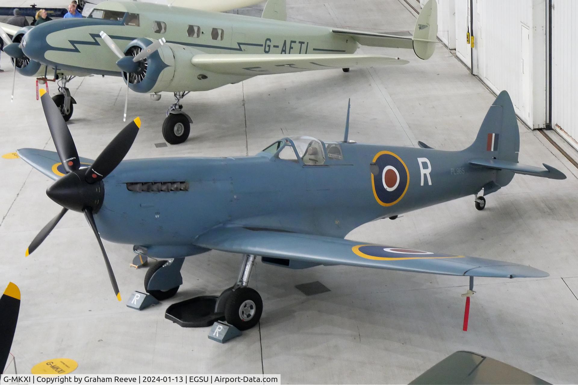 G-MKXI, 1944 Supermarine 365 Spitfire PR.XI C/N 6S/504719, On display at Duxford.