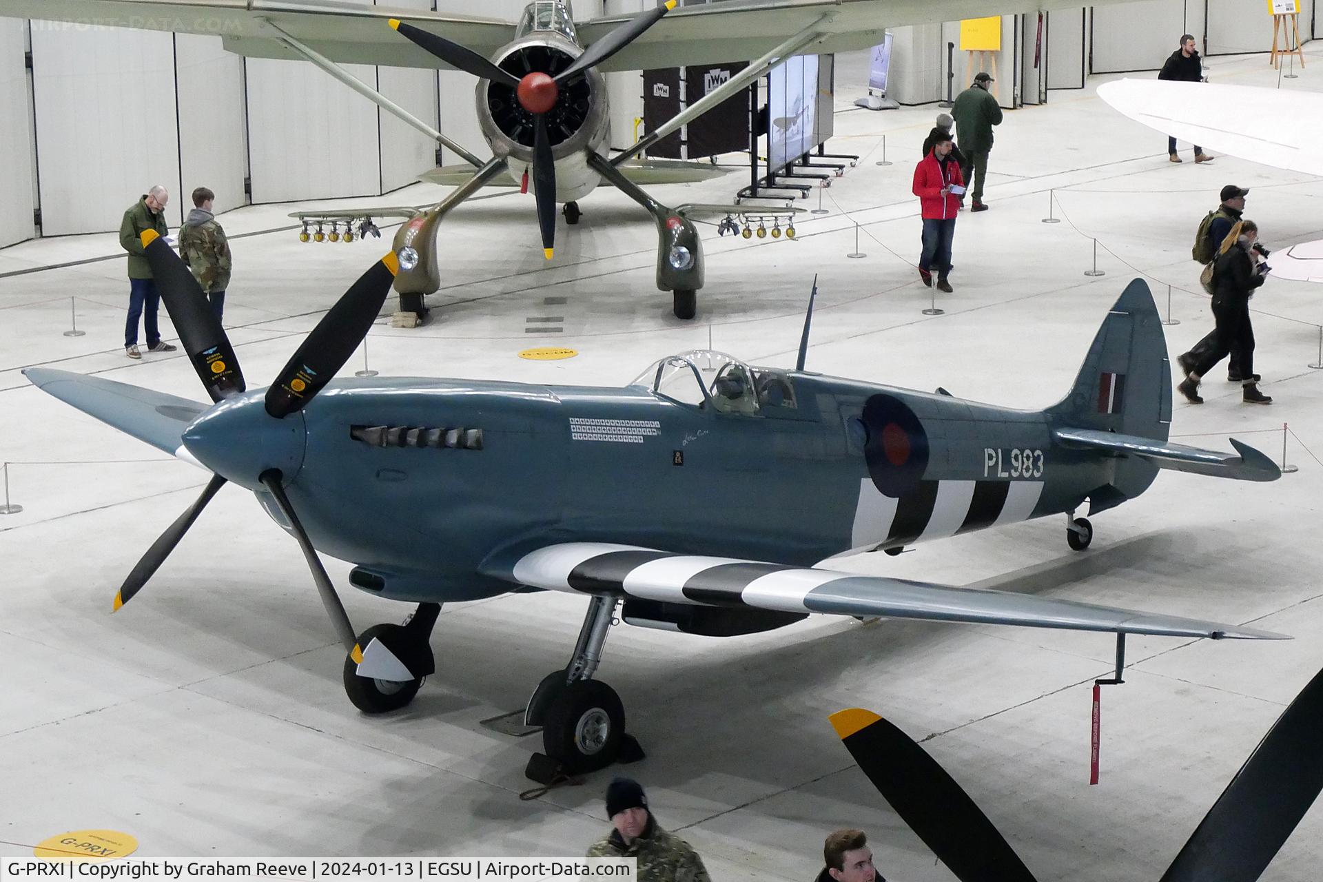 G-PRXI, 1944 Supermarine 361 Spitfire PR.XI C/N 6S/583723, On display at Duxford.