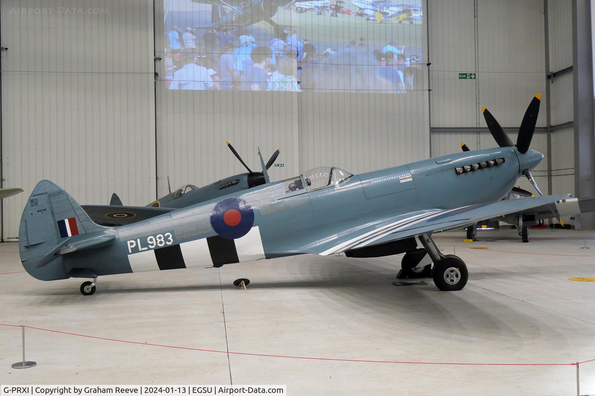 G-PRXI, 1944 Supermarine 361 Spitfire PR.XI C/N 6S/583723, On display at Duxford.