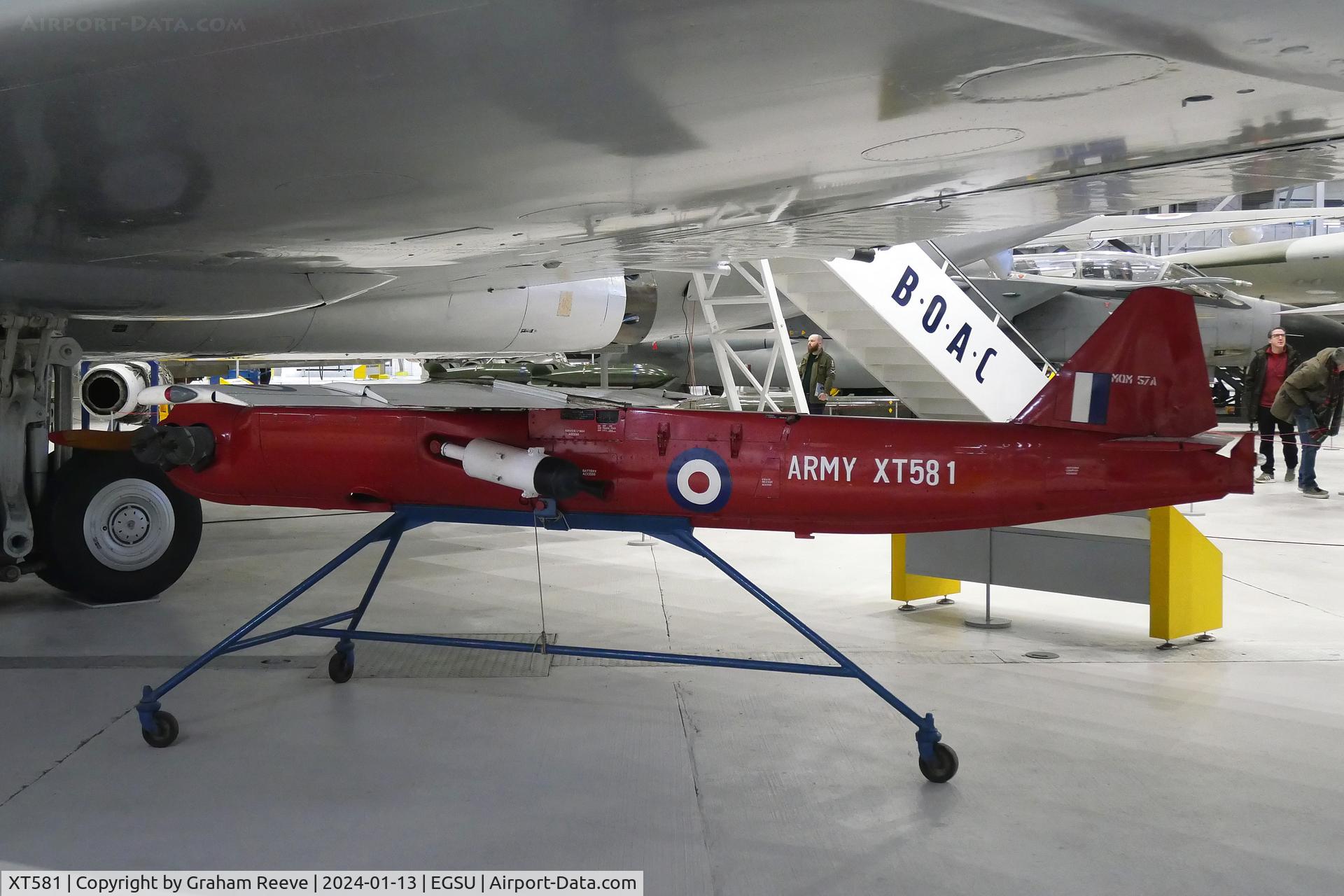 XT581, Northrop MQM-57A Shelduck D1 C/N Not found XT581, On display at Duxford.