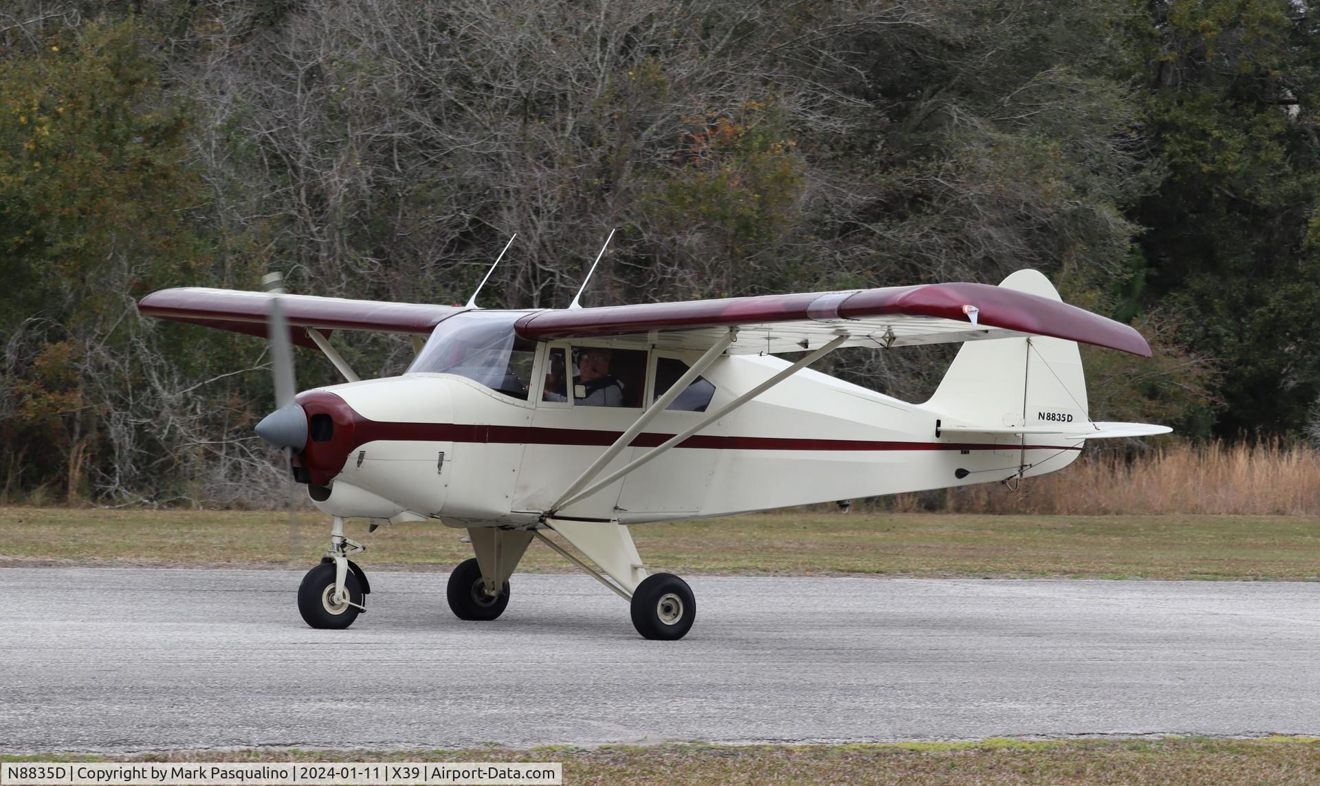 N8835D, 1958 Piper PA-22-160 Tri Pacer C/N 22-6005, Piper PA-22-160