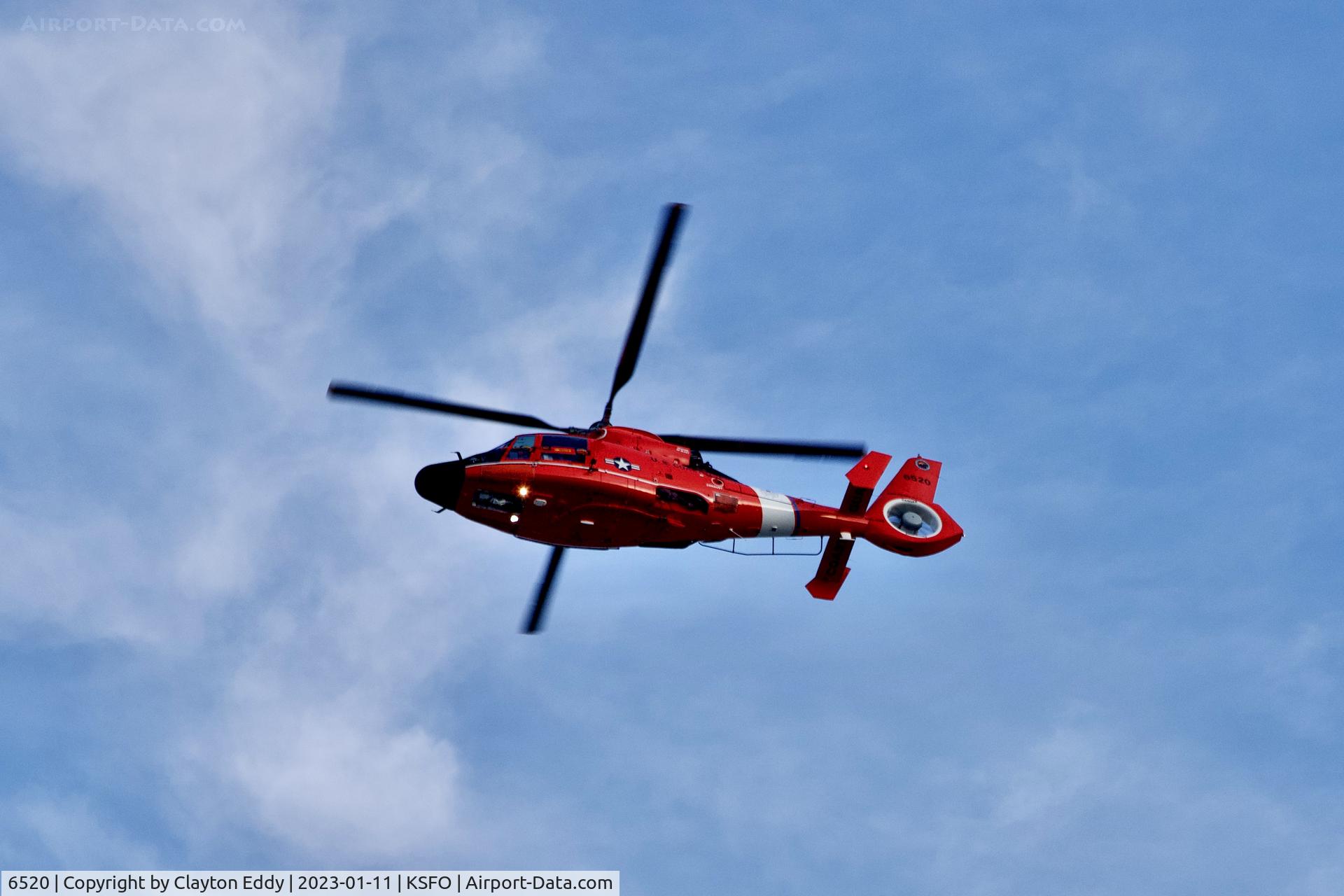 6520, Aérospatiale HH-65A Dolphin C/N 6160, SFO 2023.