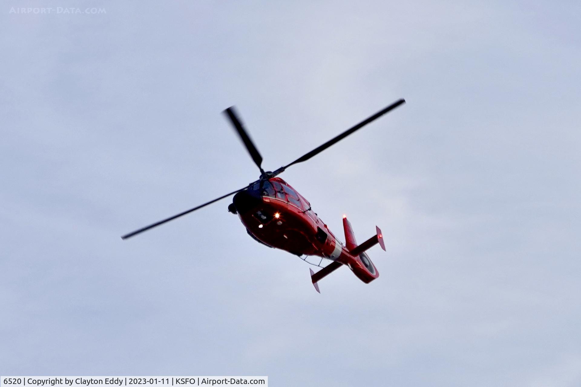 6520, Aérospatiale HH-65A Dolphin C/N 6160, SFO 2023.