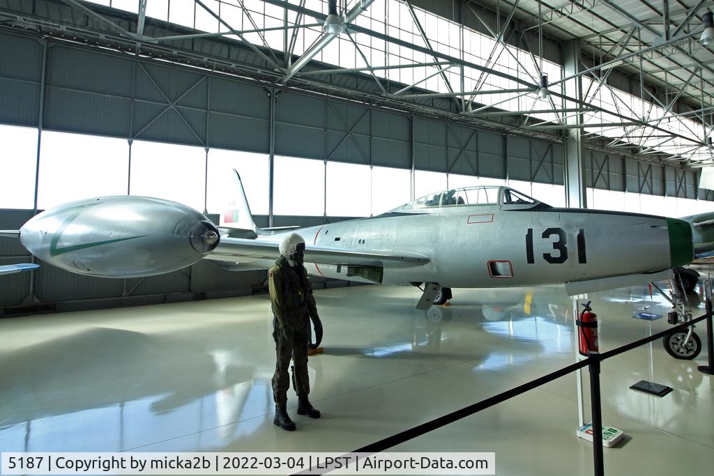 5187, 1951 Republic F-84G Thunderjet C/N 2042-381B, Preserved, fake code 5131, really 5187