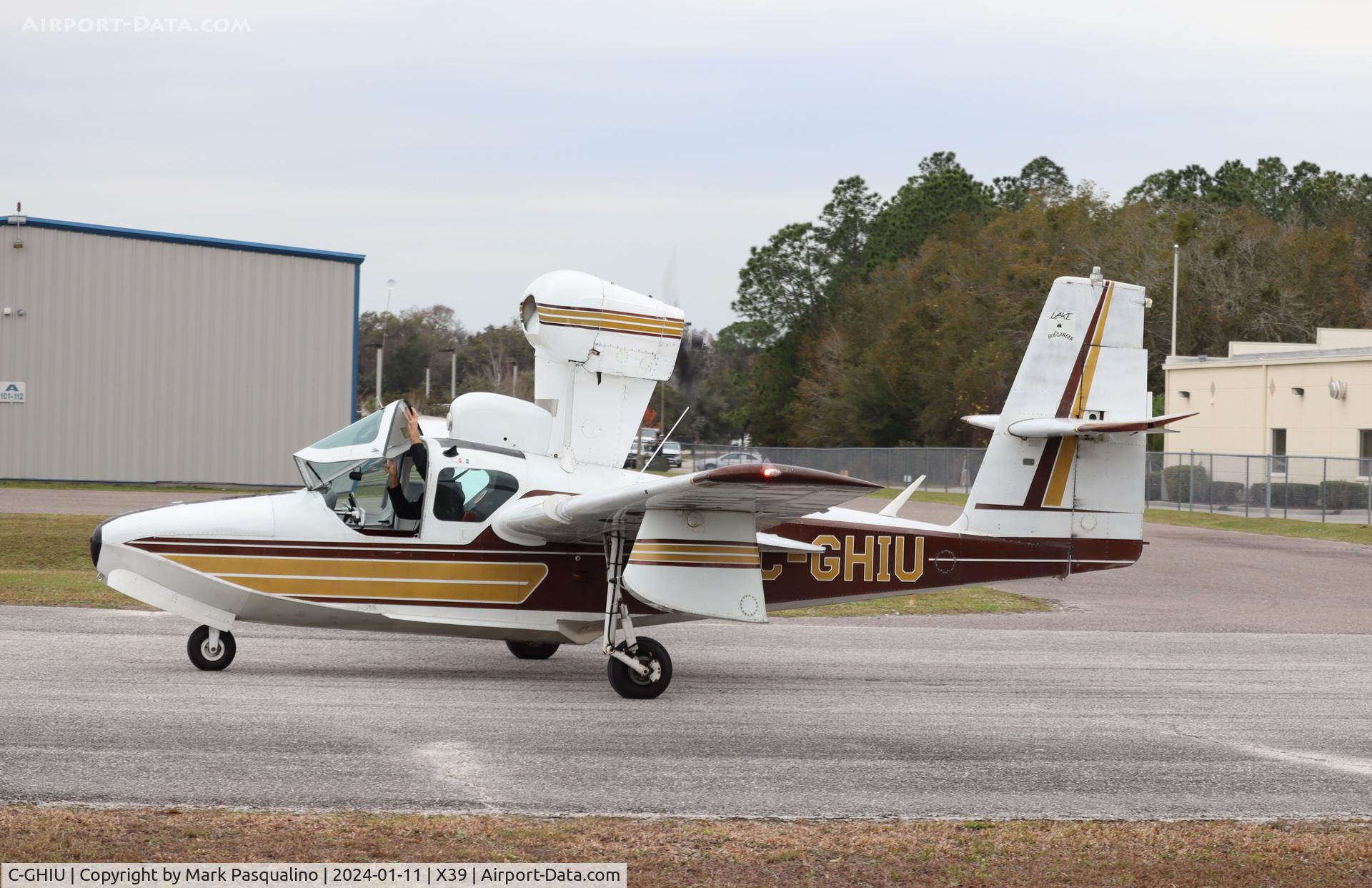 C-GHIU, 1974 Lake LA-4-200 Buccaneer C/N 635, Lake LA-4-200
