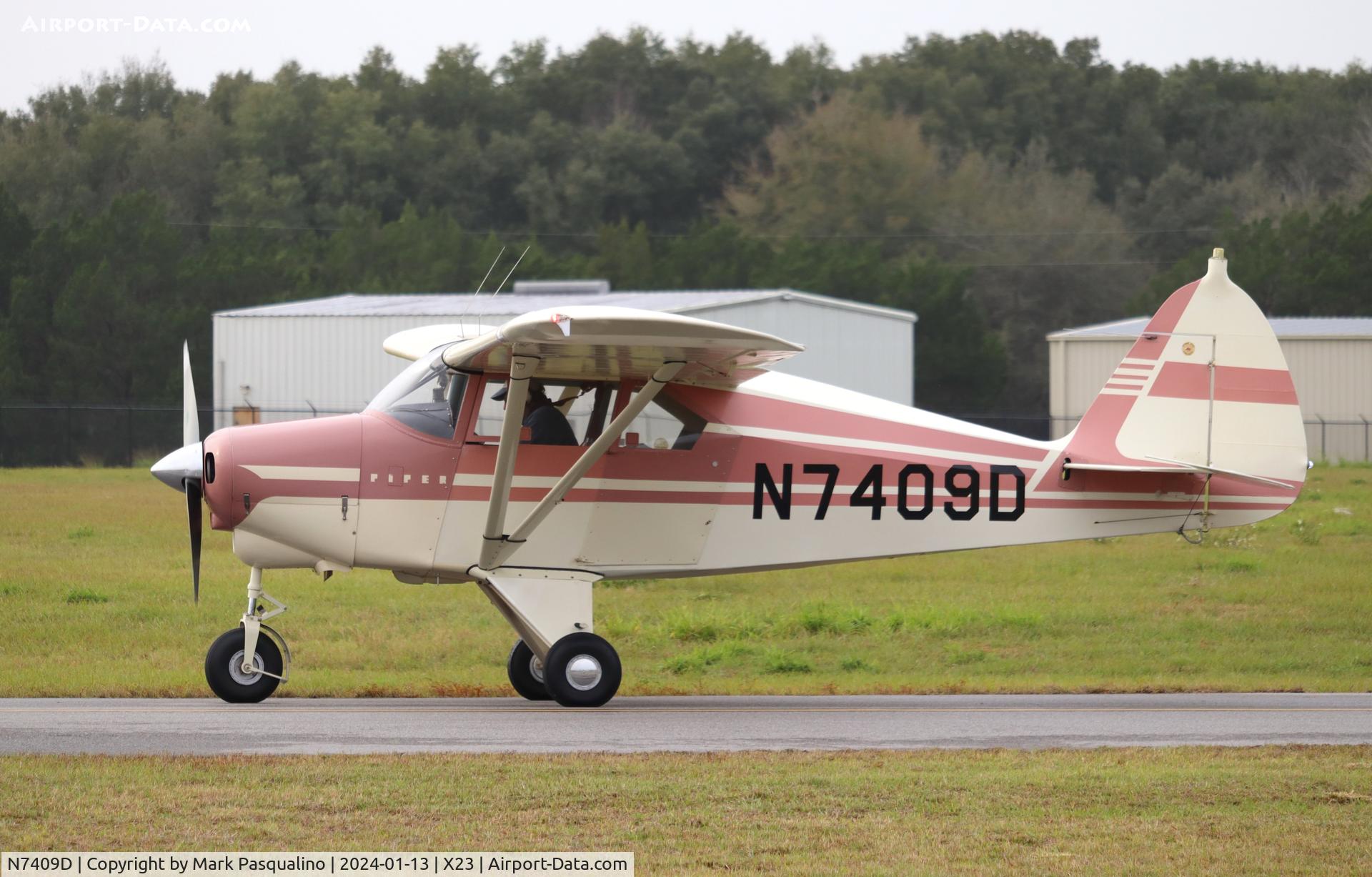 N7409D, 1957 Piper PA-22-150 C/N 22-5170, Piper PA-22-150