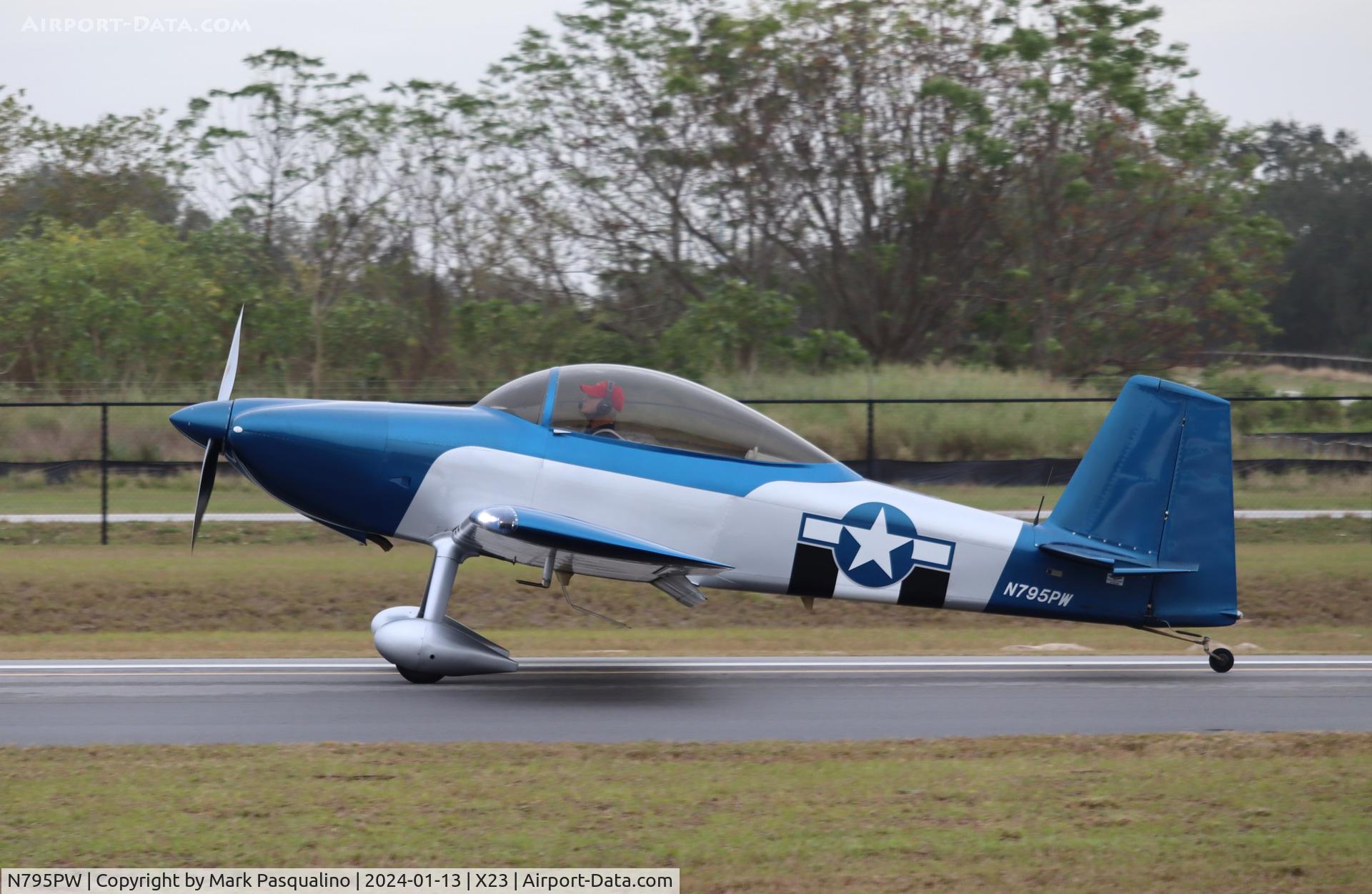 N795PW, 2018 Vans RV-8 C/N 82436, Vans RV-8