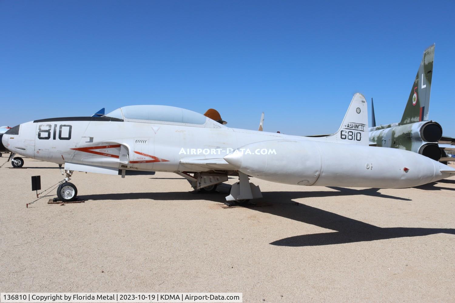 136810, Lockheed T-33B (TV-2 Seastar) C/N 580-7914, T-33 (TV) zx