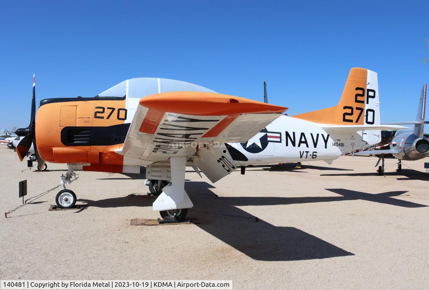 140481, North American T-28C Trojan Trojan C/N 226-58, T-28 zx