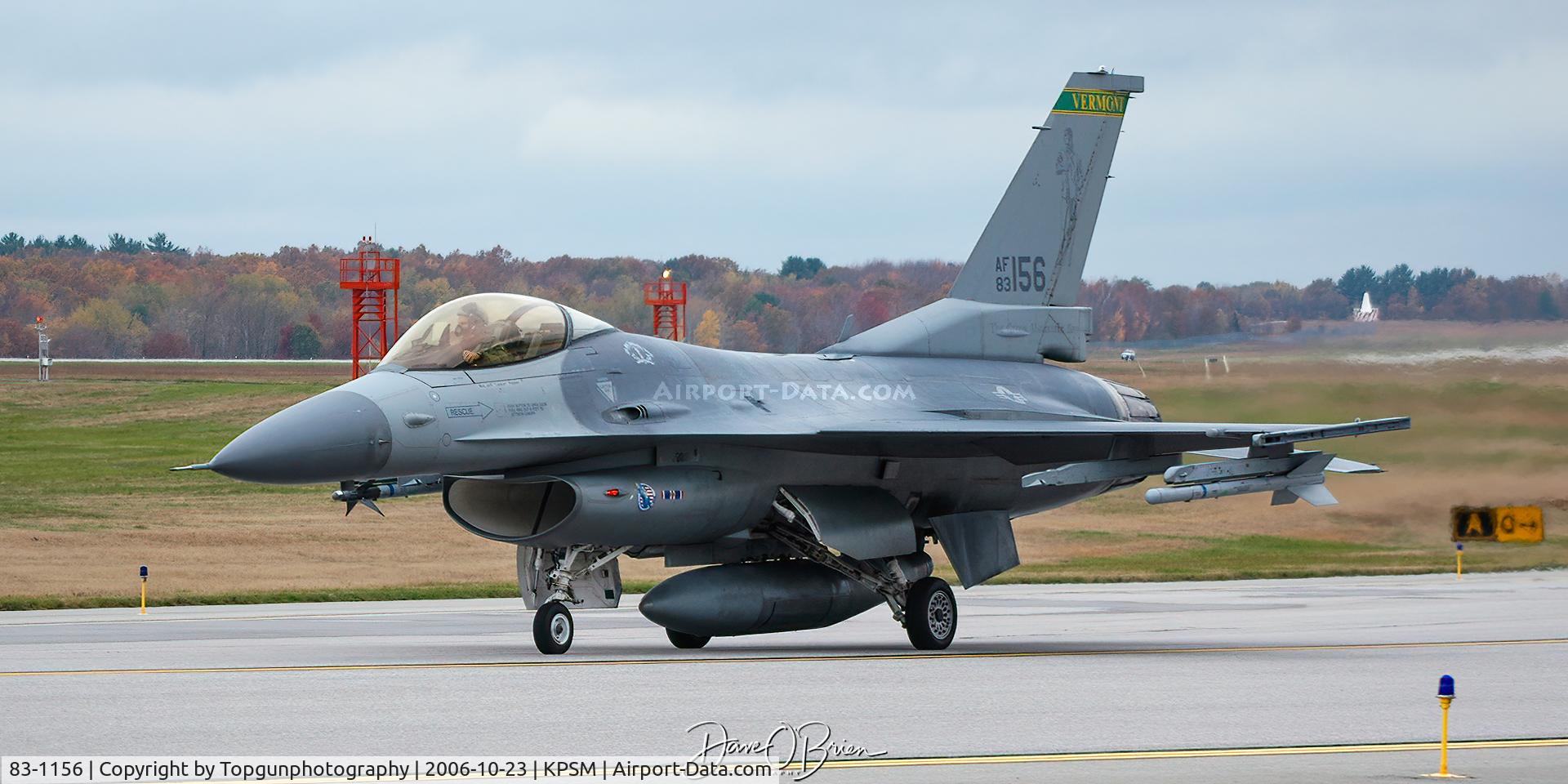83-1156, 1984 General Dynamics F-16C Fighting Falcon C/N 5C-39, JAWS11 taxiiing up to head up to the Yankee MOA