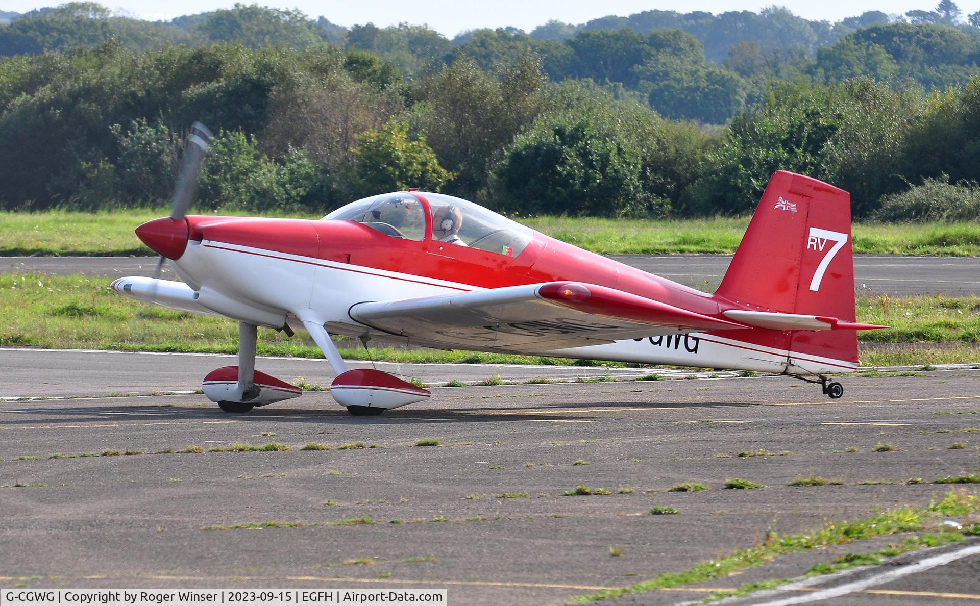 G-CGWG, 2011 Vans RV-7 C/N PFA 323-14486, Resident RV-7.