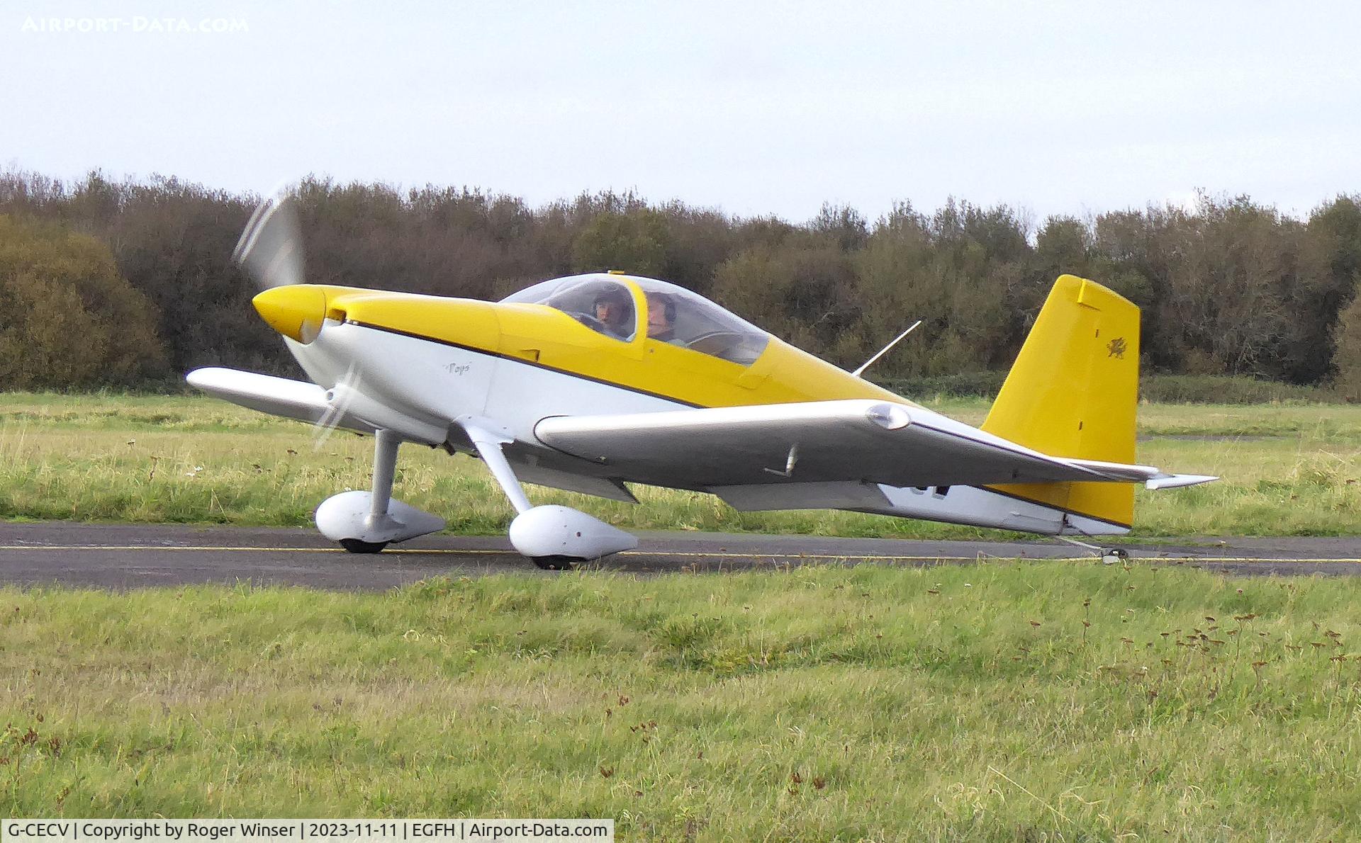 G-CECV, 2006 Vans RV-7 C/N PFA 323-14338, Visiting Vans RV-7.