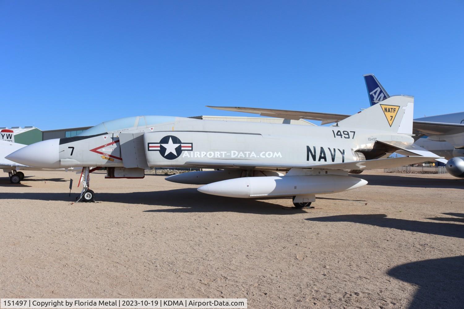 151497, 1964 McDonnell YF-4J Phantom II C/N 655, USN F-4 zx