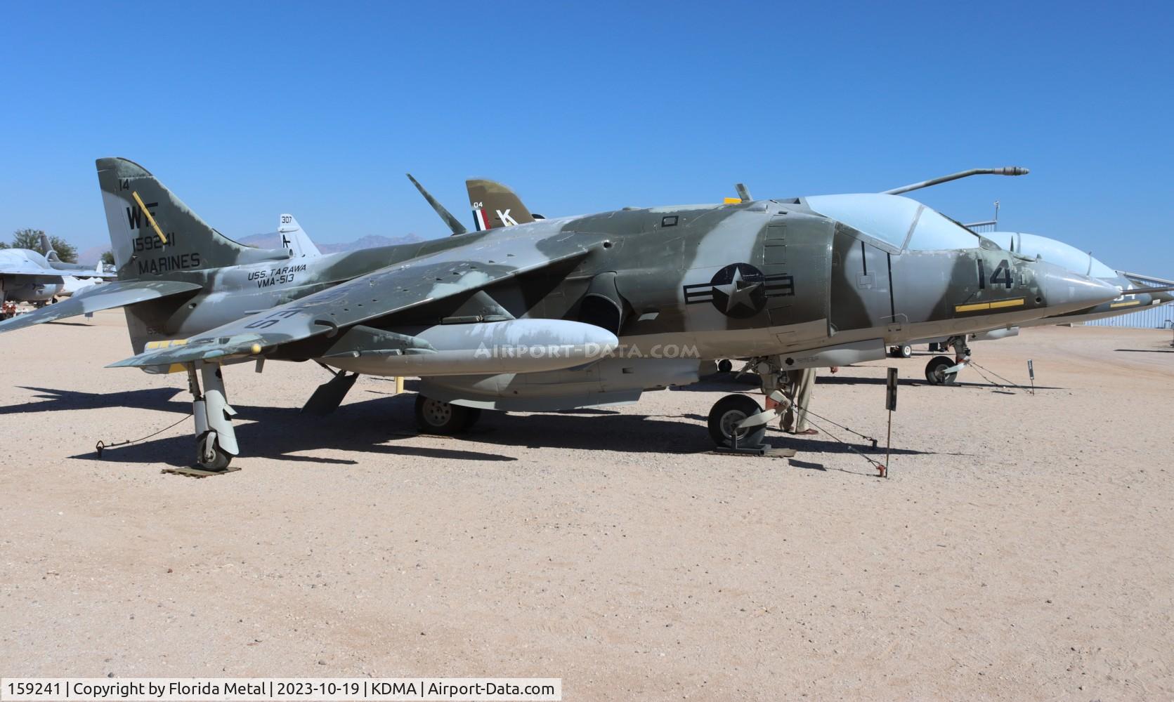 159241, Hawker Siddeley AV-8A Harrier C/N 712172, AV-8 zx