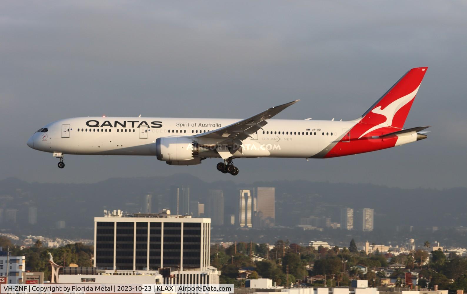 VH-ZNF, 2018 Boeing 787-9 Dreamliner C/N 36239, QFA 789 zx SYD-LAX