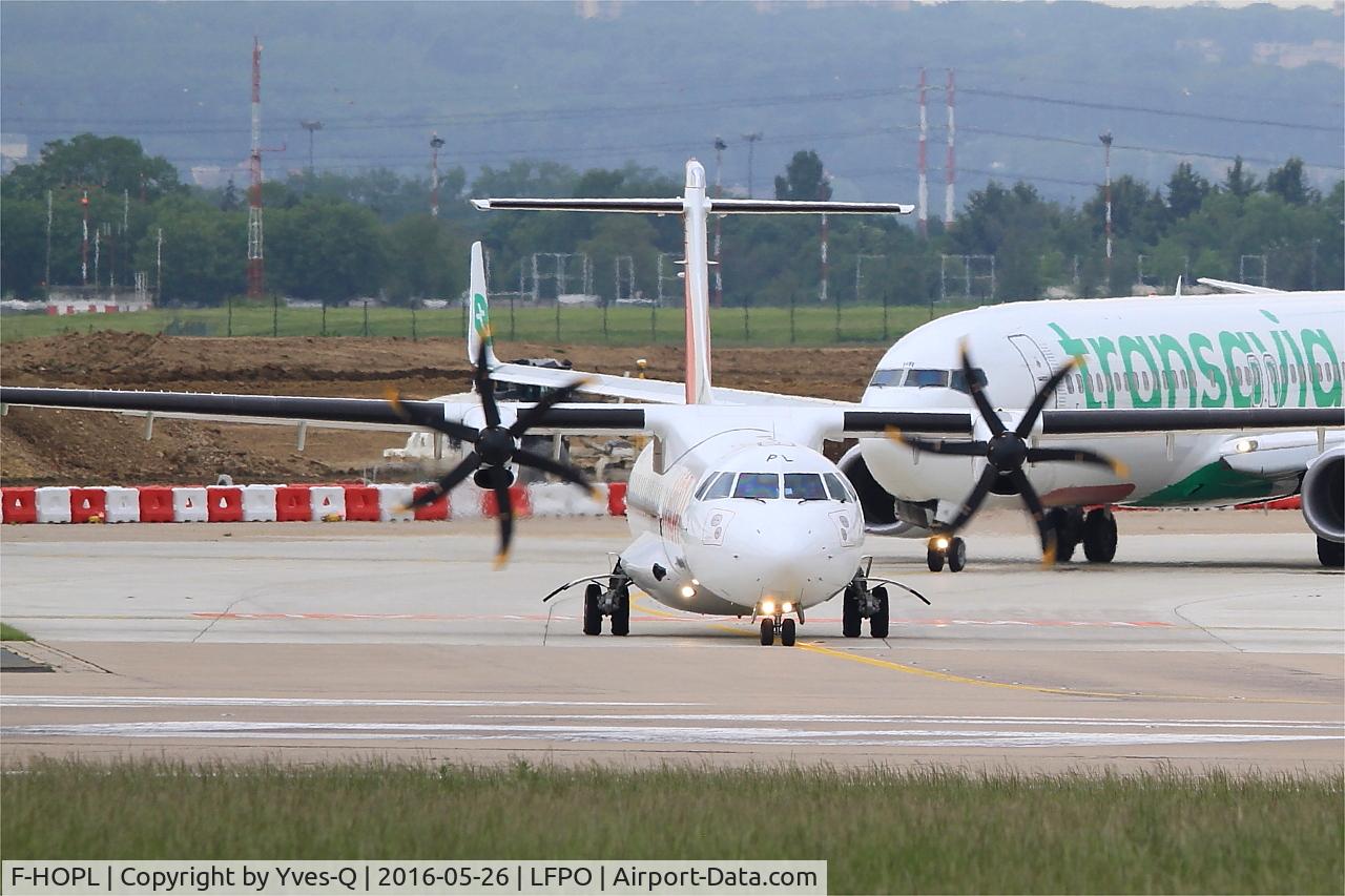 F-HOPL, 2015 ATR 72-600 (72-212A) C/N 1283, ATR 72-600, Holding point rwy 08, Paris-Orly Airport (LFPO-ORY)