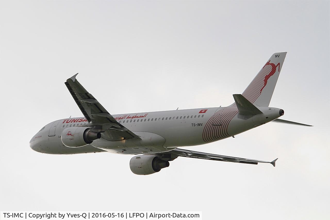TS-IMC, 1990 Airbus A320-211 C/N 0124, Airbus A320-211,  Climbing from rwy 24, Paris-Orly airport (LFPO-ORY)