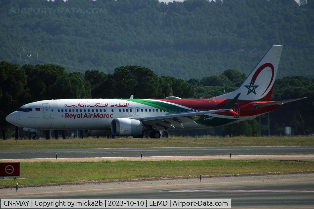 CN-MAY, 2019 Boeing 737-8 MAX C/N 60011, Taxiing