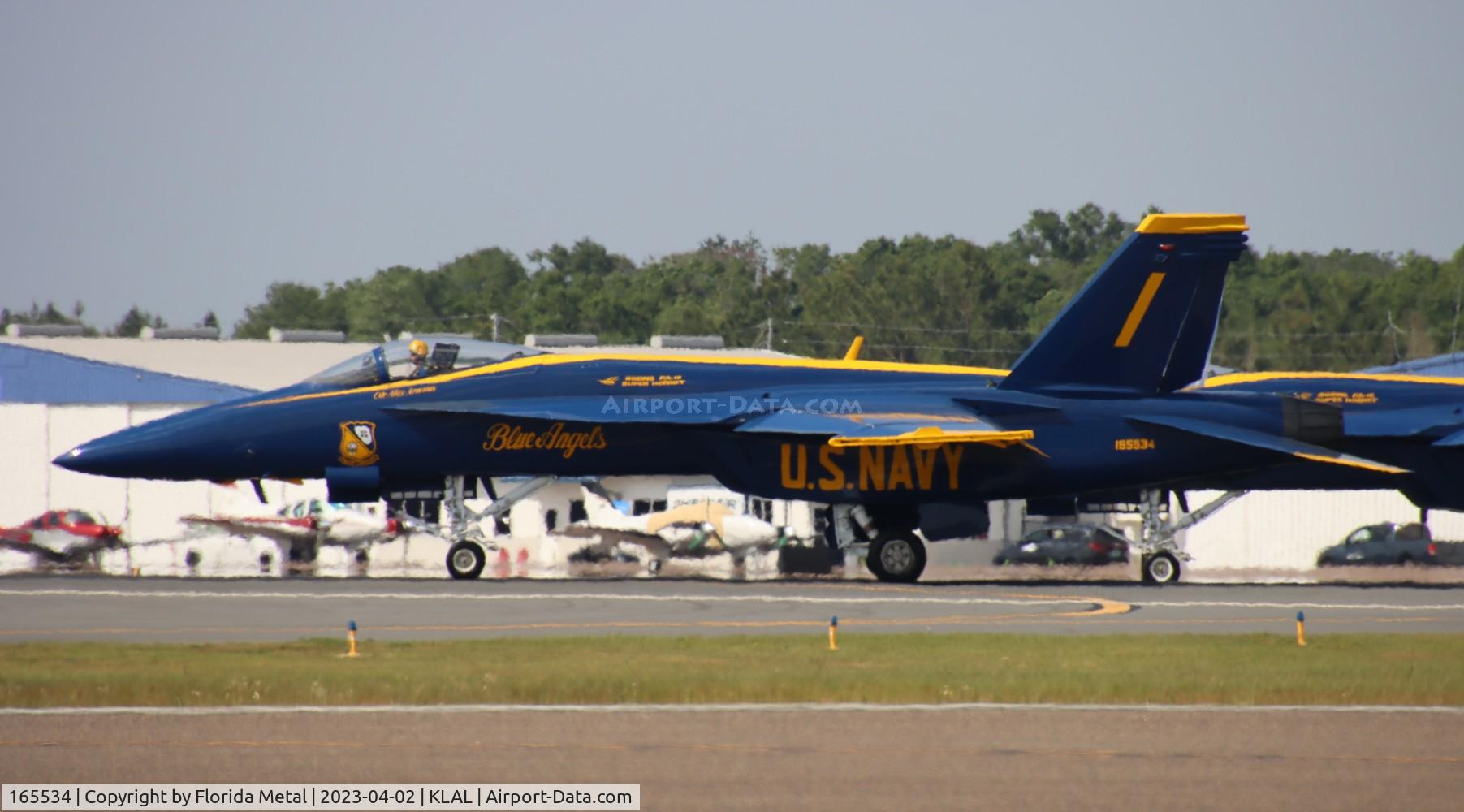 165534, Boeing F/A-18E Super Hornet C/N 1460/E007, Blue Angels F-18E zx