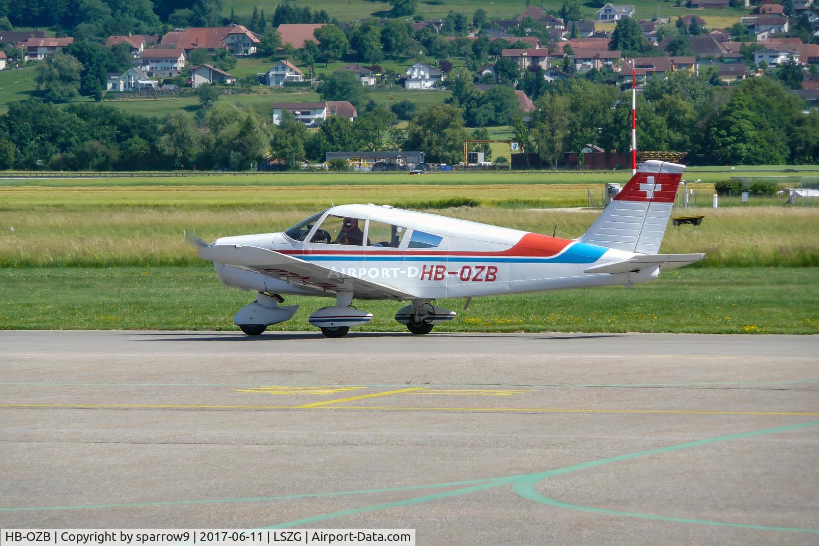 HB-OZB, 1968 Piper PA-28-140 C/N 28-24135, At Grenchen