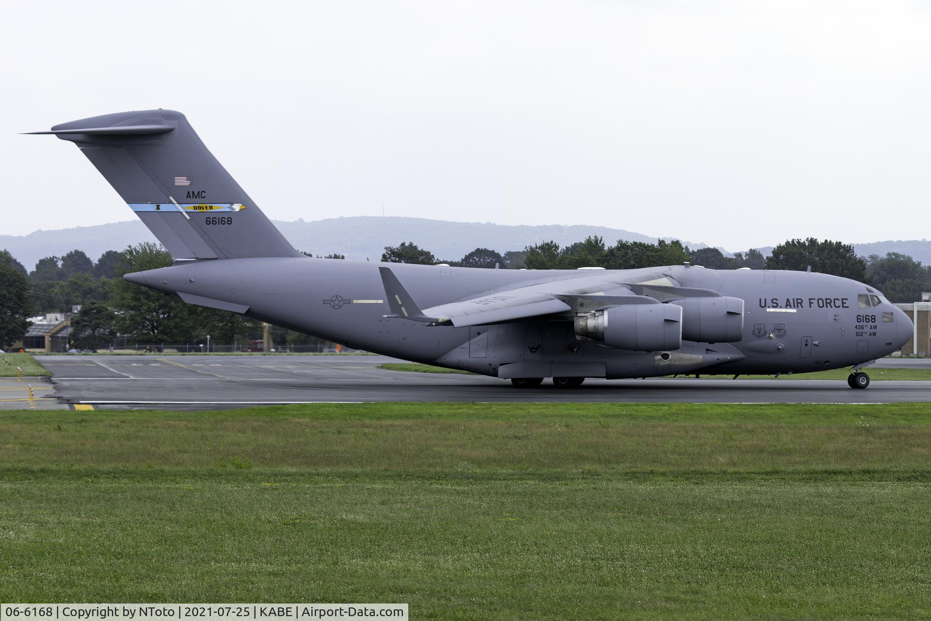 06-6168, 2006 Boeing C-17A Globemaster III C/N F-178/P-168, Plane