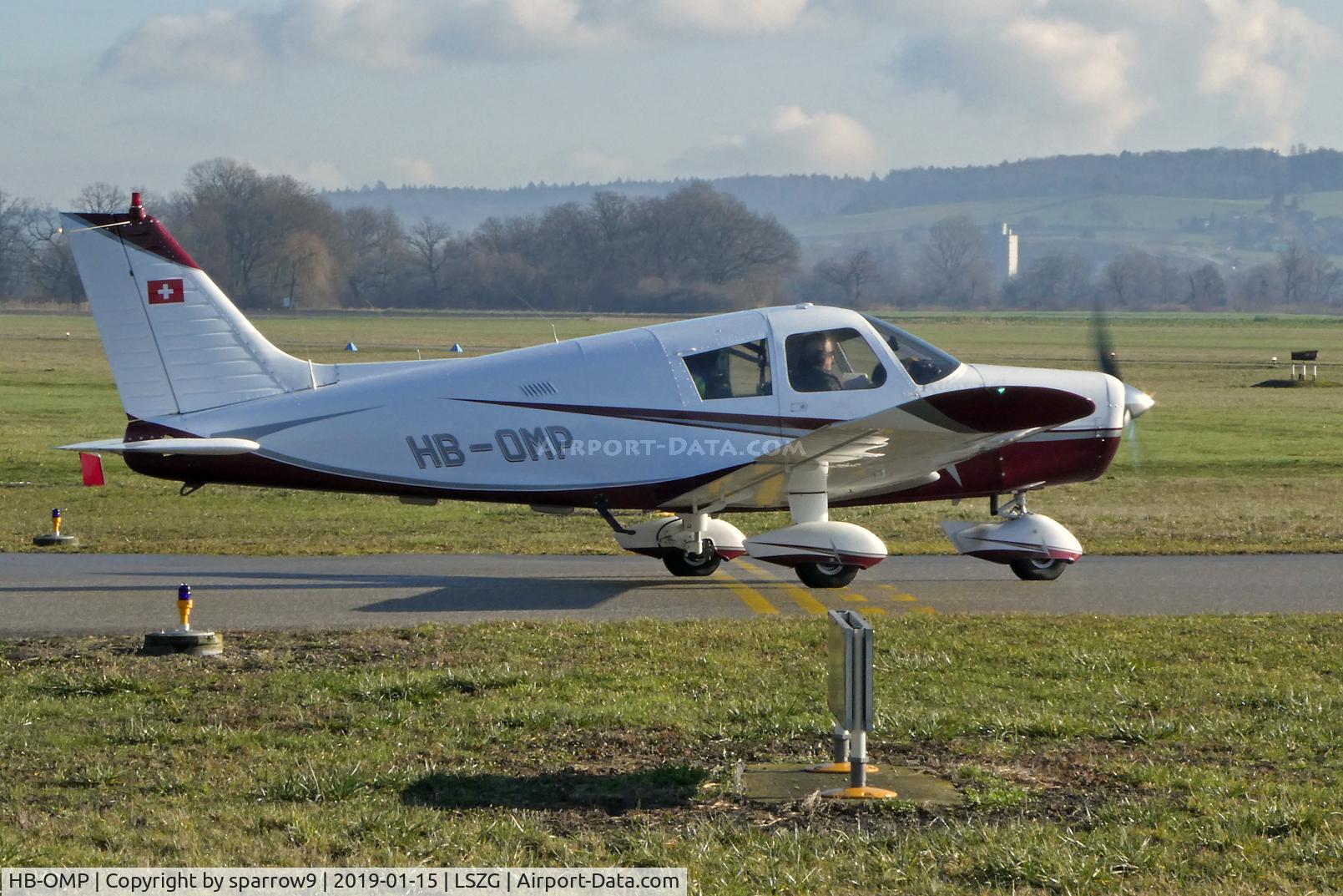 HB-OMP, 1972 Piper PA-28-140 C/N 28-7225232, At Grenchen