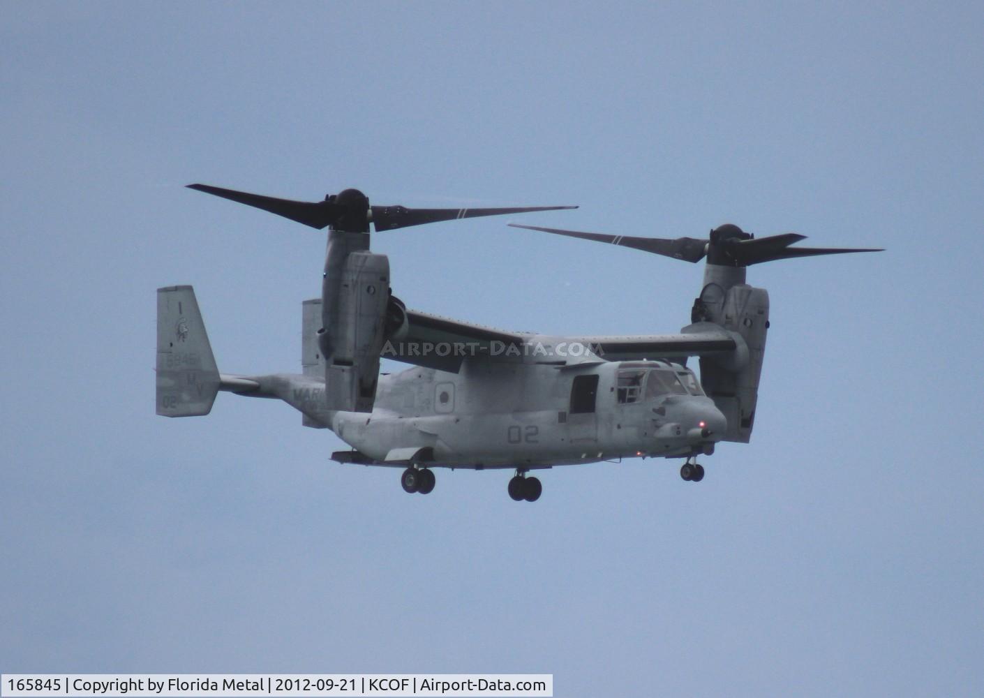 165845, Bell-Boeing MV-22B Osprey C/N D0031, Cocoa 2012 zx