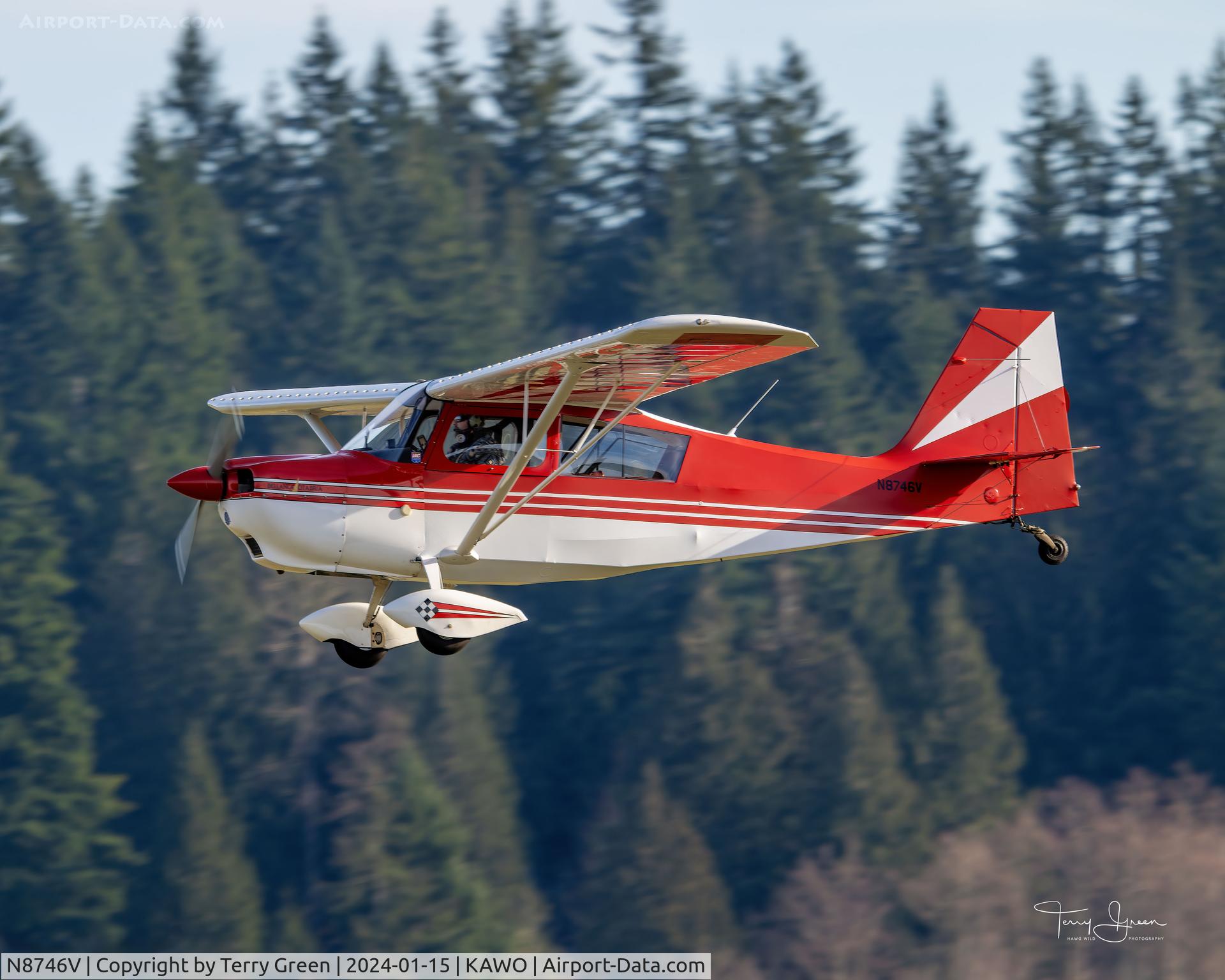 N8746V, 1975 Bellanca 7ECA Citabria C/N 1110-75, KAWO