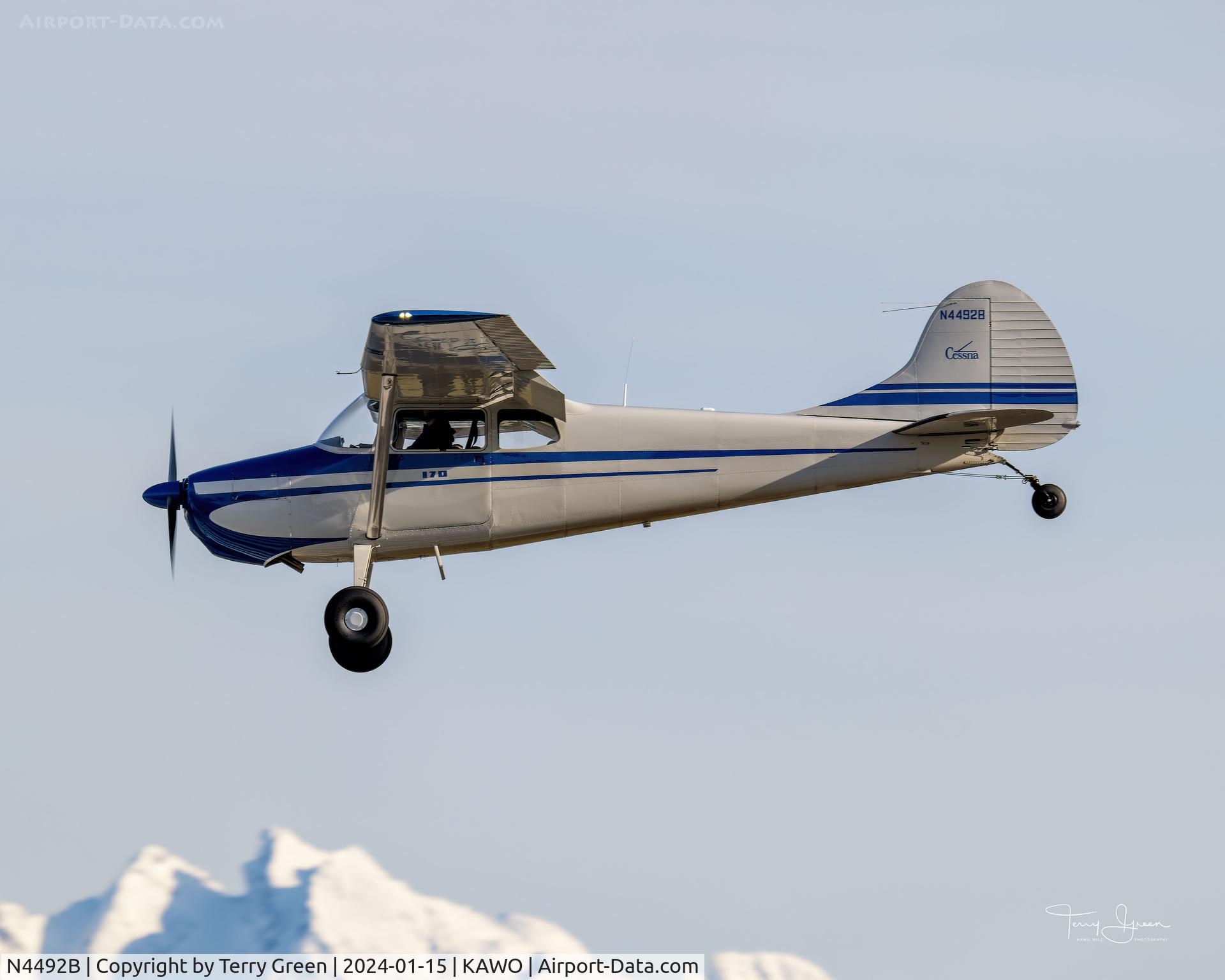 N4492B, 1955 Cessna 170B C/N 26836, KAWO