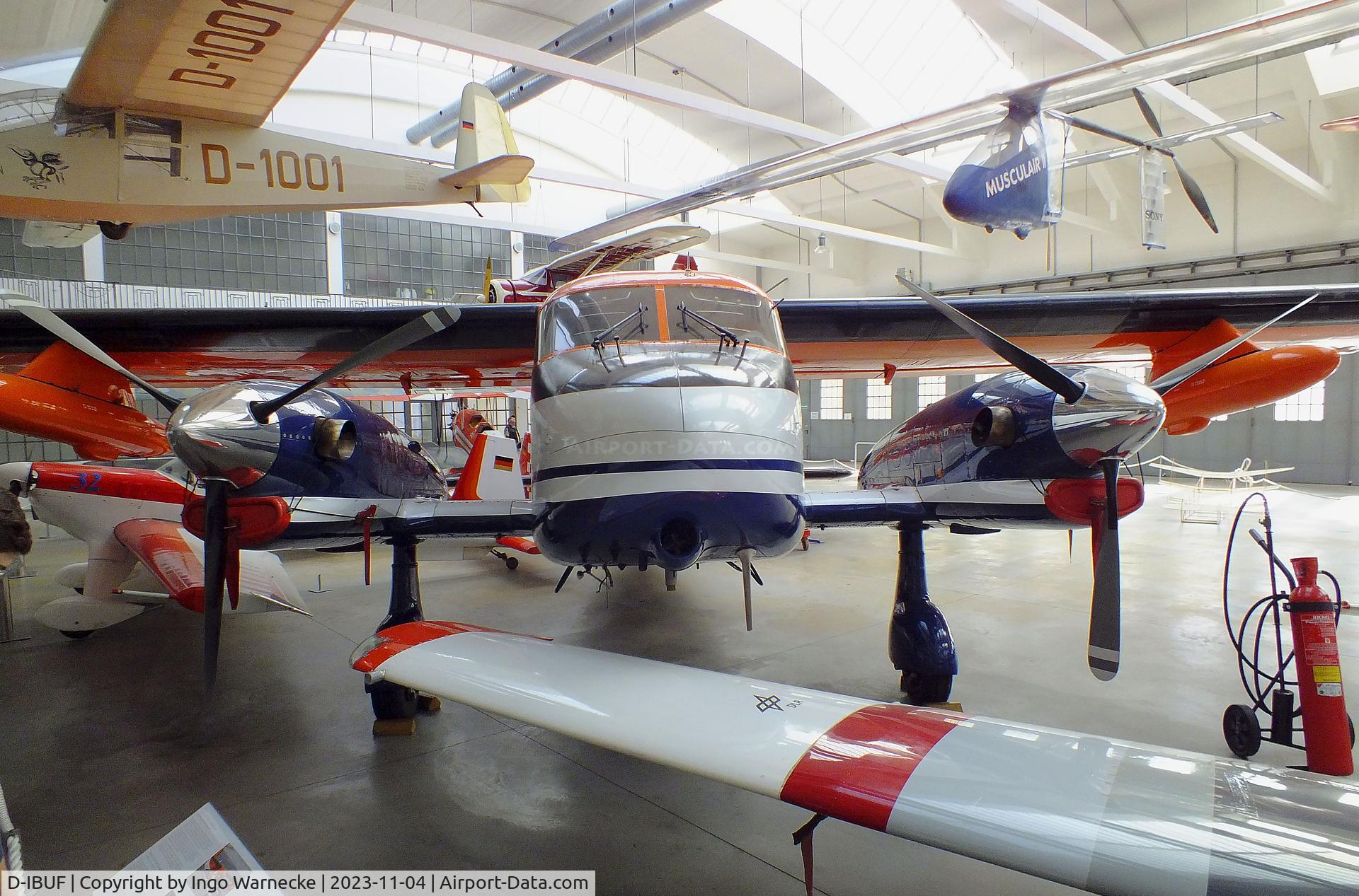 D-IBUF, 1978 Dornier Do-28D-2 Turbo Skyservant C/N 4302, Dornier Do 128-6 Turbo Skyservant (prototype, still in the colours of 'Polar 1' of the AWI but used by Brunswick Technical Unversity (Technische Universität Braunschweig) from 1986 to 2021) at the Flugwerft Schleißheim of Deutsches Museum, Oberschleißheim