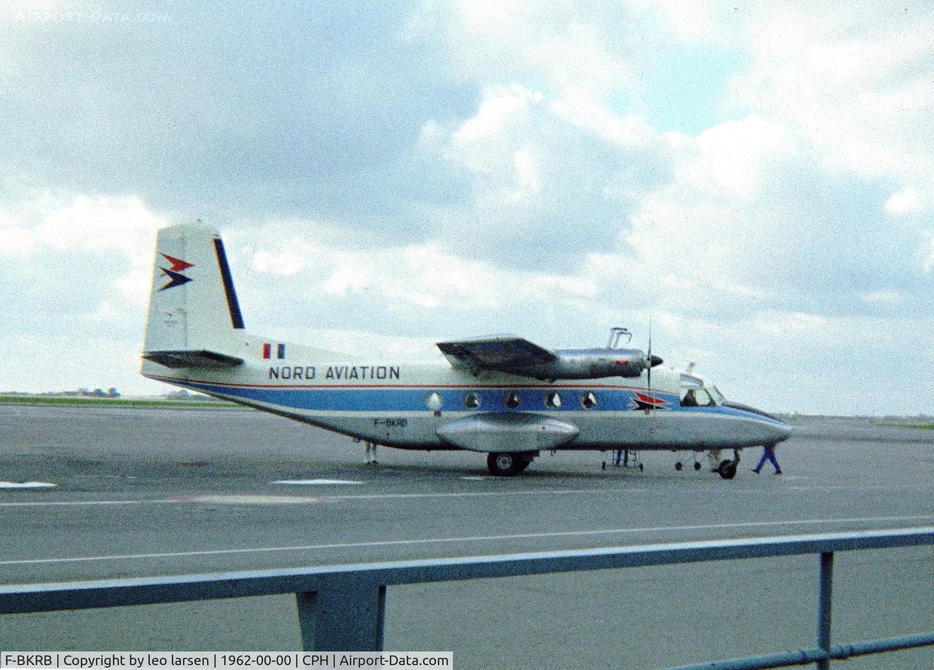 F-BKRB, Nord N-260A C/N 2, Copenhagen  on demo apx.1962