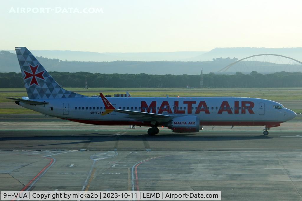 9H-VUA, 2021 Boeing 737-8-200 MAX C/N 65874, Taxiing