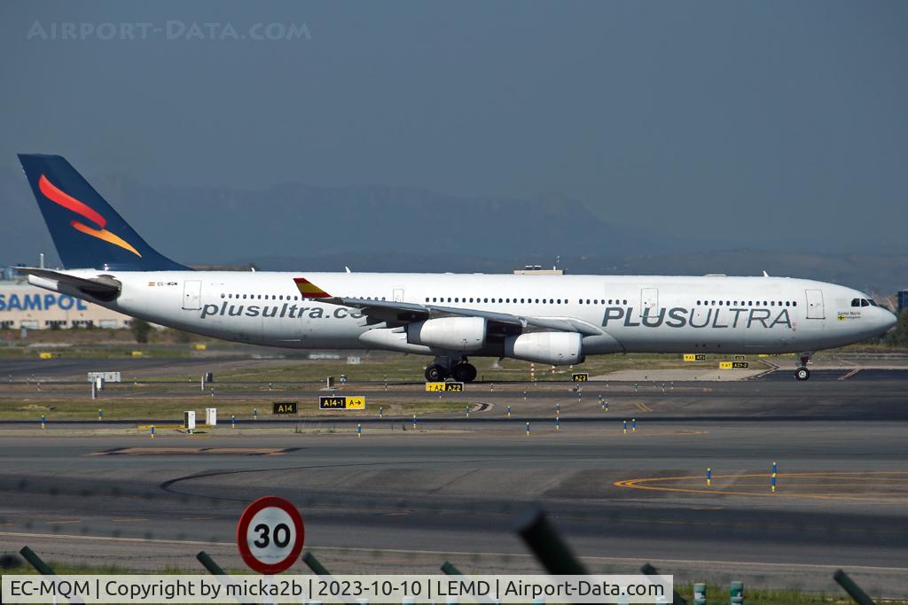 EC-MQM, 2001 Airbus A340-313X C/N 399, Taxiing
