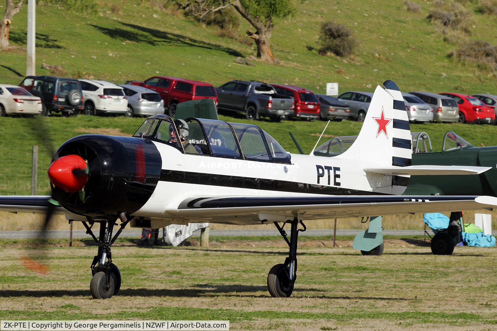 ZK-PTE, Yakovlev Yak-52 C/N 9010311, Warbirds Over Wanaka Airshow 2018.