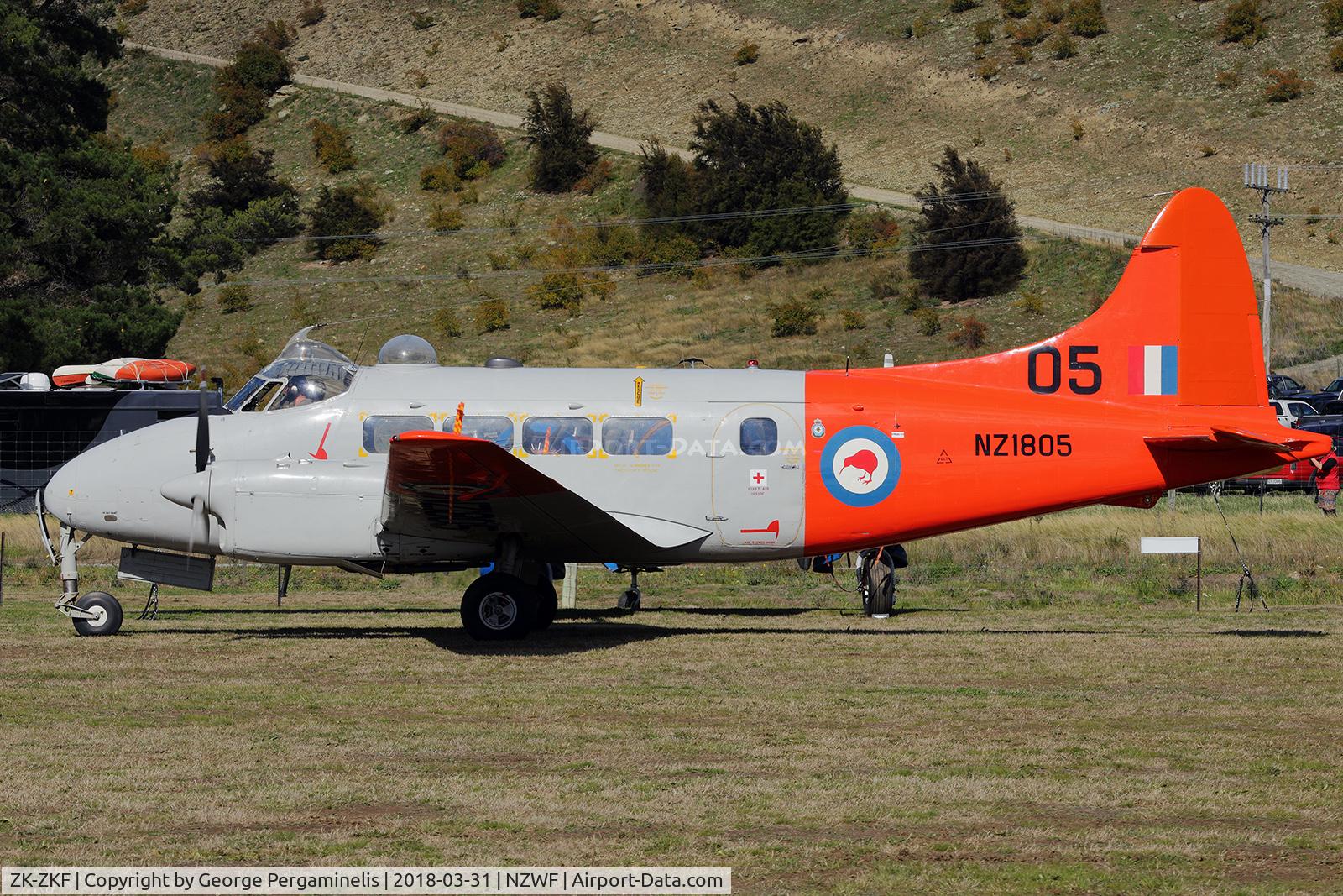 ZK-ZKF, 1952 De Havilland DH.104 Devon C.1 C/N 04312, Warbirds Over Wanaka Airshow 2018.