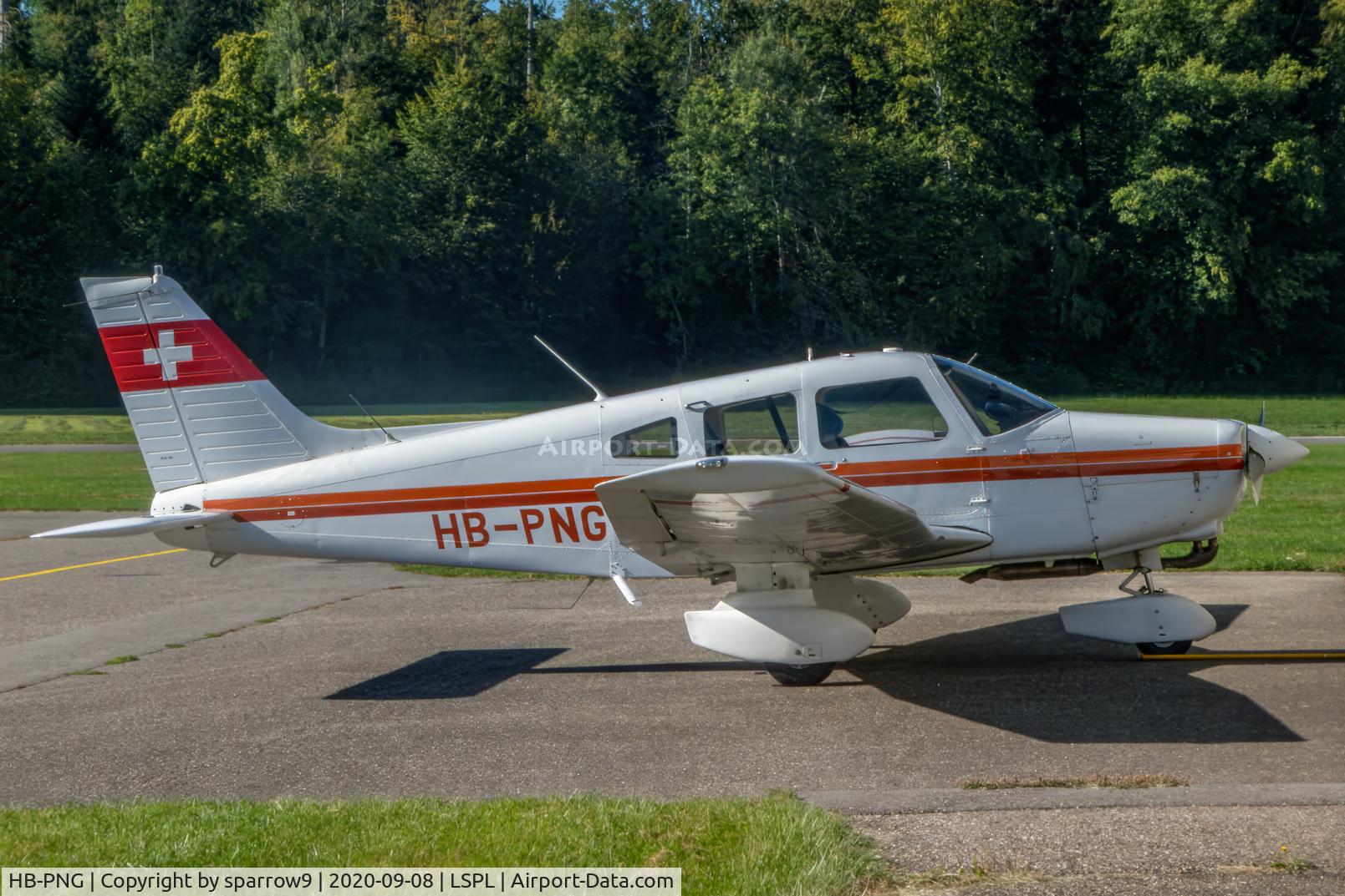 HB-PNG, 1993 Piper PA-28-161 Warrior II C/N 2816109, At Langenthal-Bleienbach