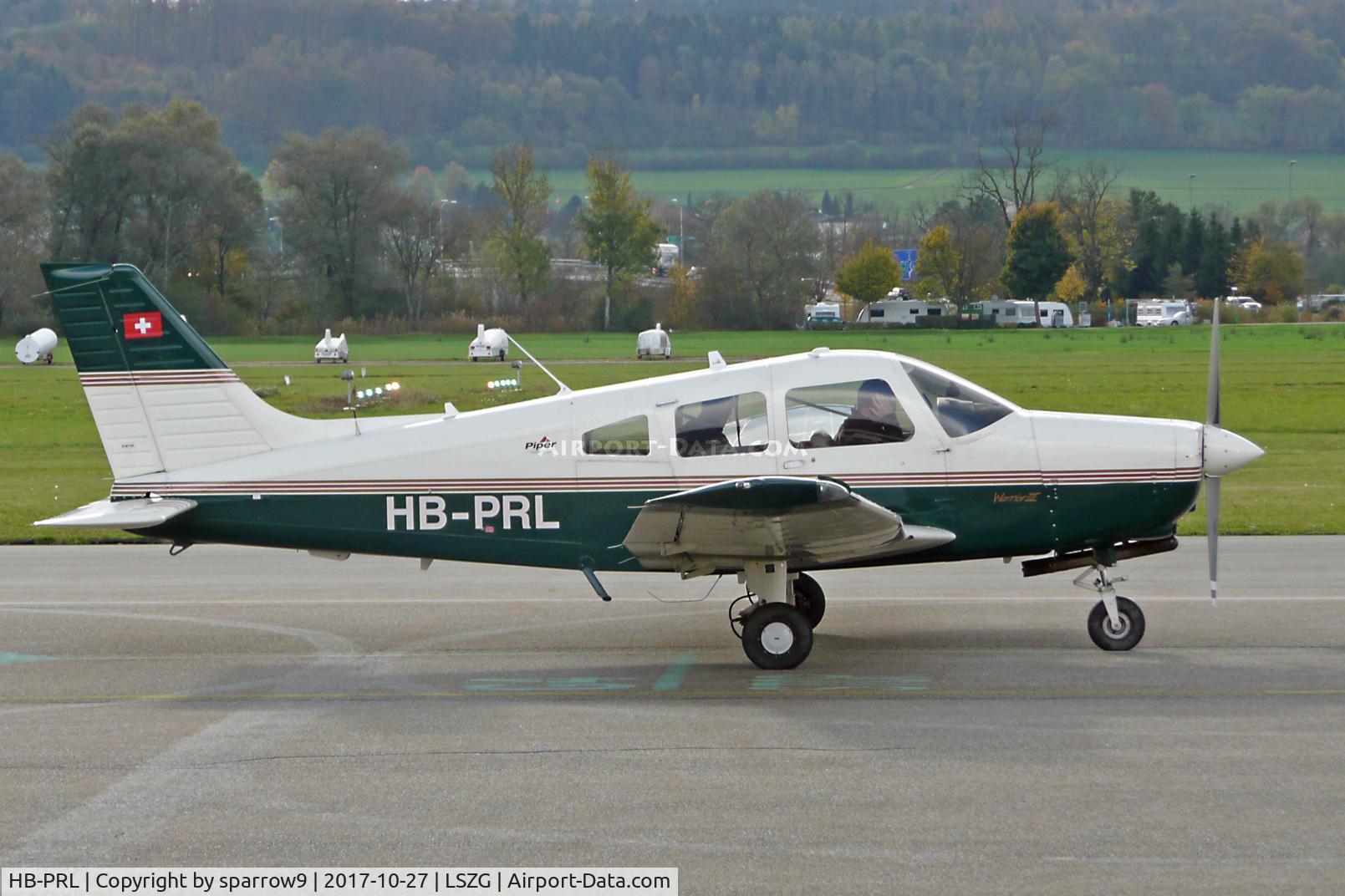 HB-PRL, 2007 Piper PA-28-161 C/N 2842292, At Grenchen