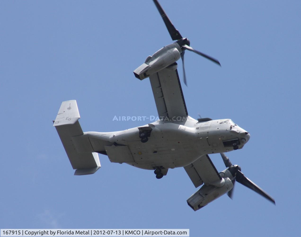 167915, Bell-Boeing MV-22B Osprey C/N D0126, MCO zx