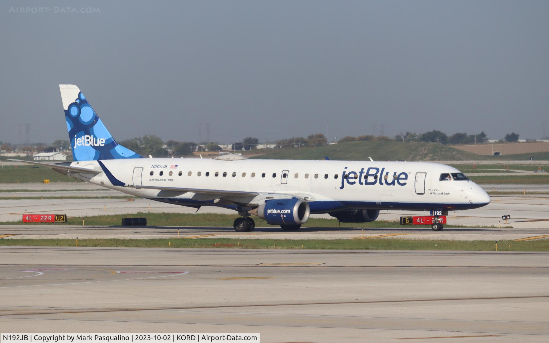 N192JB, 2005 Embraer 190AR (ERJ-190-100IGW) C/N 19000014, ERJ-190-100IGW
