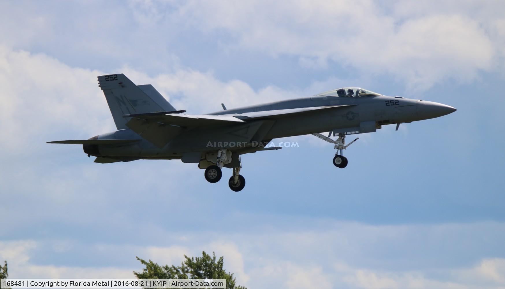 168481, Boeing F/A-18E Super Hornet C/N E238, Thunder Over Michigan 2016 zx