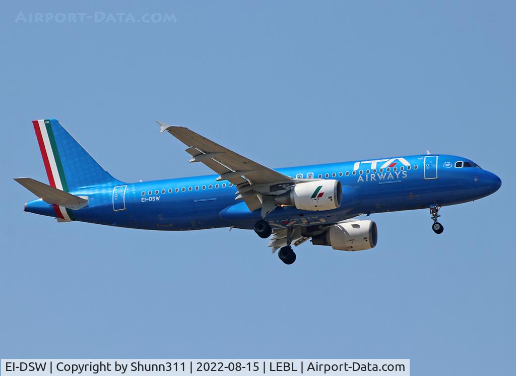 EI-DSW, 2008 Airbus A320-216 C/N 3609, Landing rwy 06L