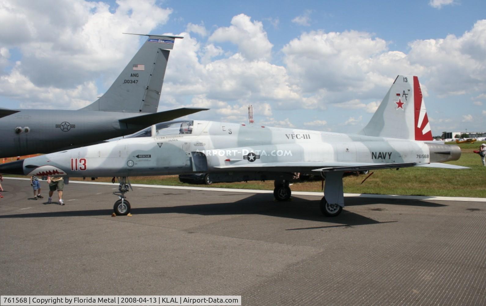 761568, Northrop F-5N Tiger II C/N L.1043, Sun N Fun 2008 zx LAL