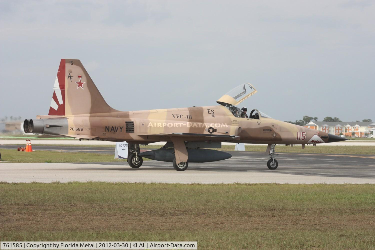 761585, Northrop F-5N Tiger II C/N L.1060, Sun N Fun 2012 zx LAL