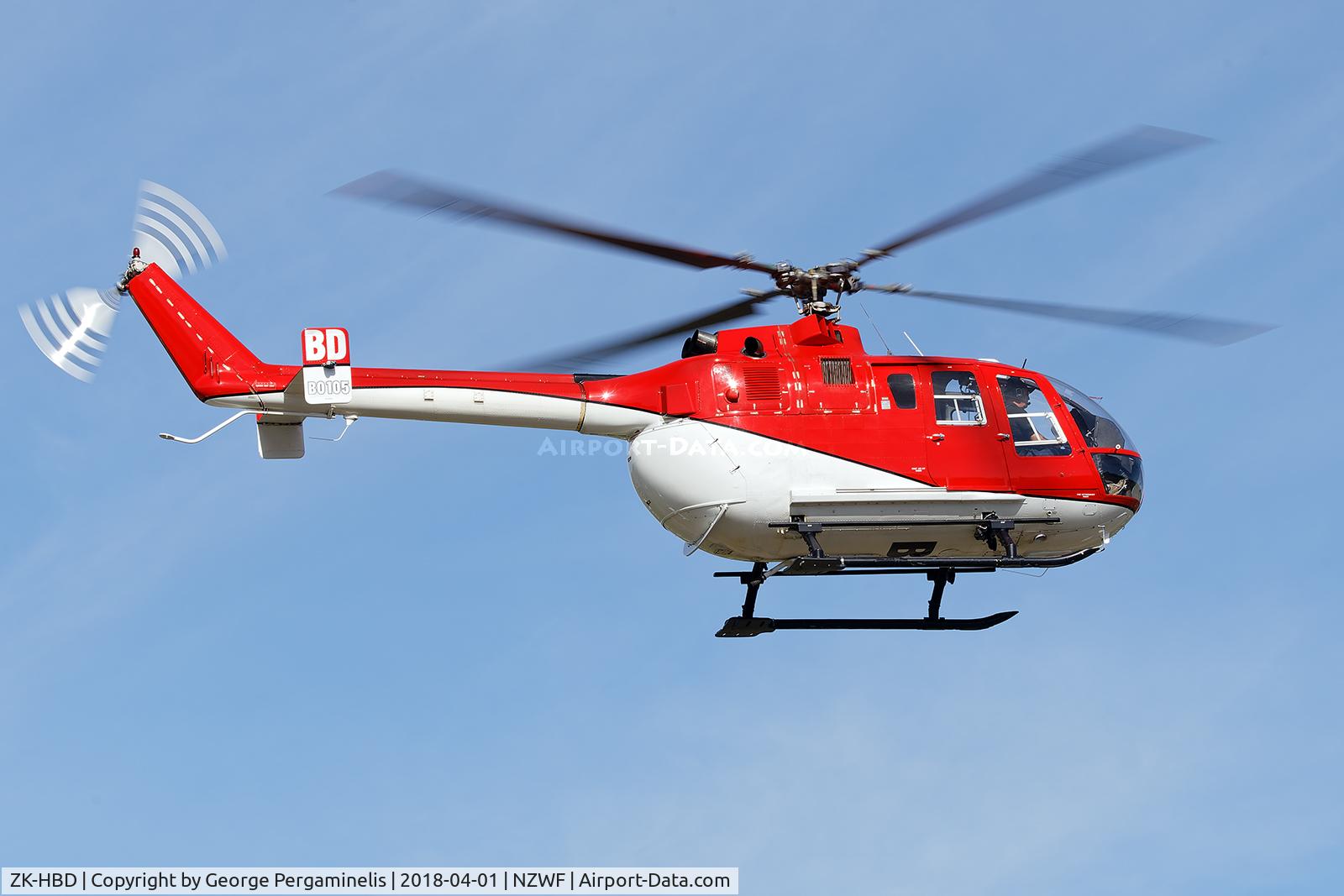ZK-HBD, MBB Bo-105S C/N S-851, Warbirds Over Wanaka Airshow 2018.