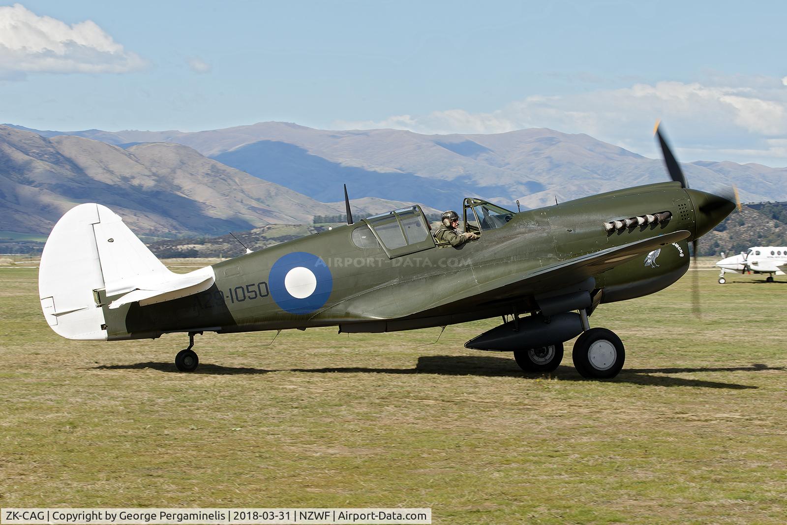 ZK-CAG, 1943 Curtiss P-40N Warhawk C/N 28492, Warbirds Over Wanaka Airshow 2018.