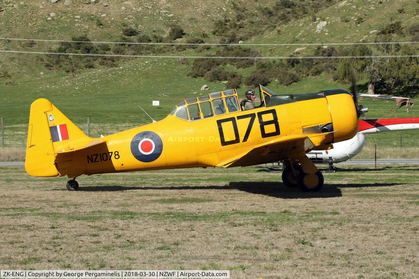 ZK-ENG, 1941 North American AT-6D Harvard III C/N 88-15873 (41-34119), Warbirds Over Wanaka Airshow 2018.