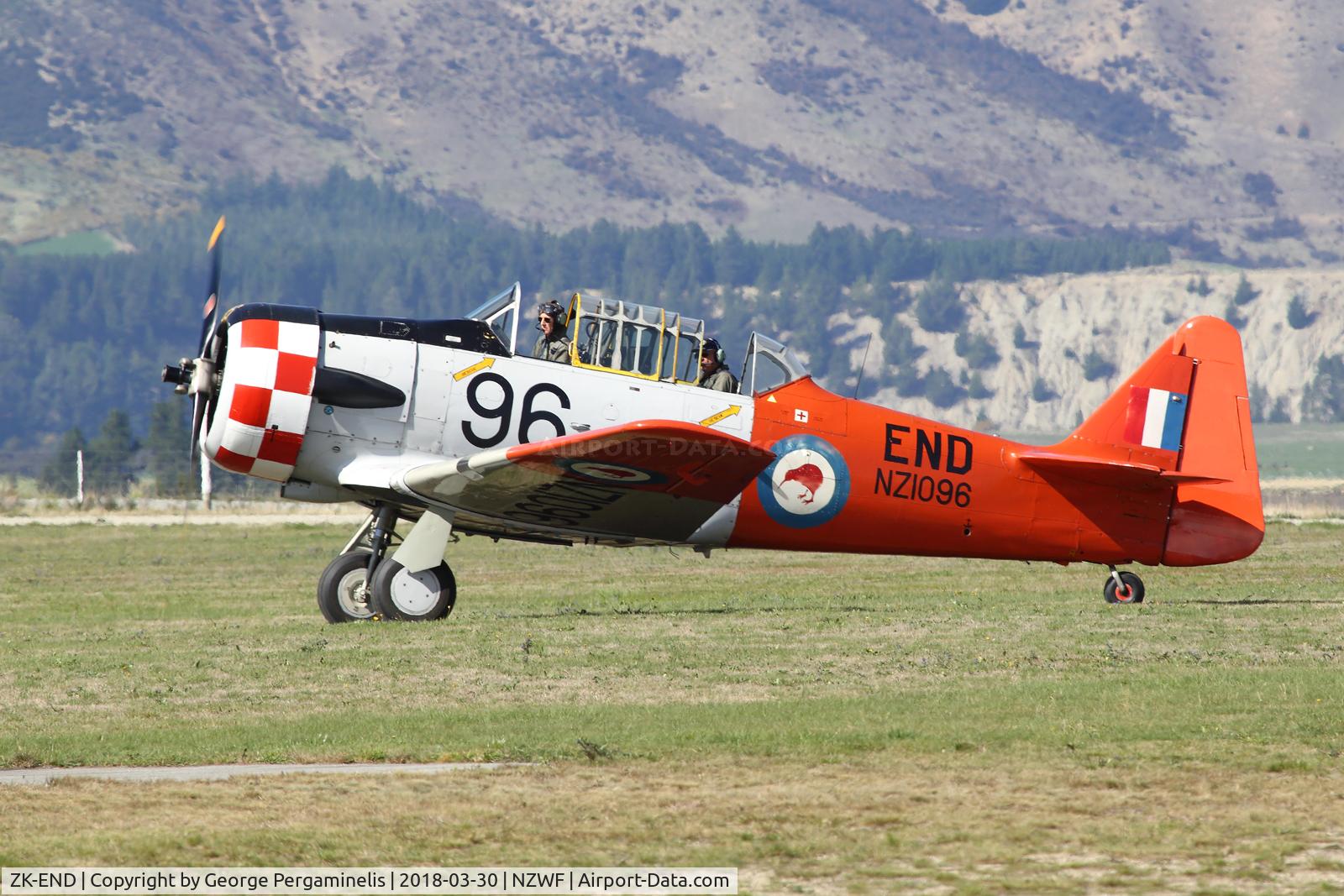 ZK-END, North American AT-6D Harvard III C/N 88-17004, Warbirds Over Wanaka Airshow 2018.