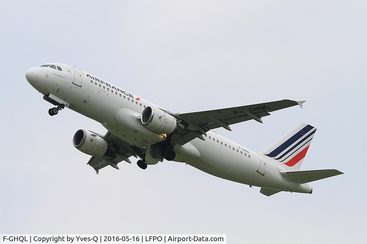 F-GHQL, 1991 Airbus A320-211 C/N 0239, Airbus A320-211, Take off rwy 24, Paris-Orly airport (LFPO-ORY)