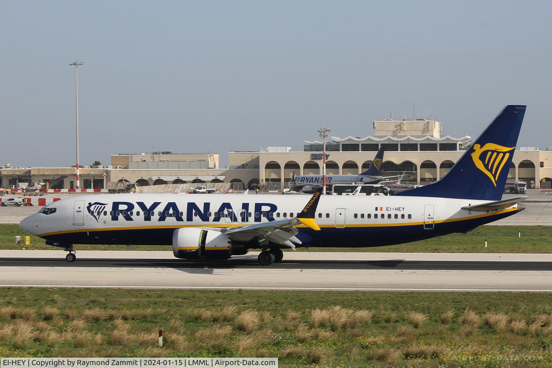 EI-HEY, 2022 Boeing 737-8-200 MAX C/N 62307, B737-8 MAX EI-HEY Ryanair