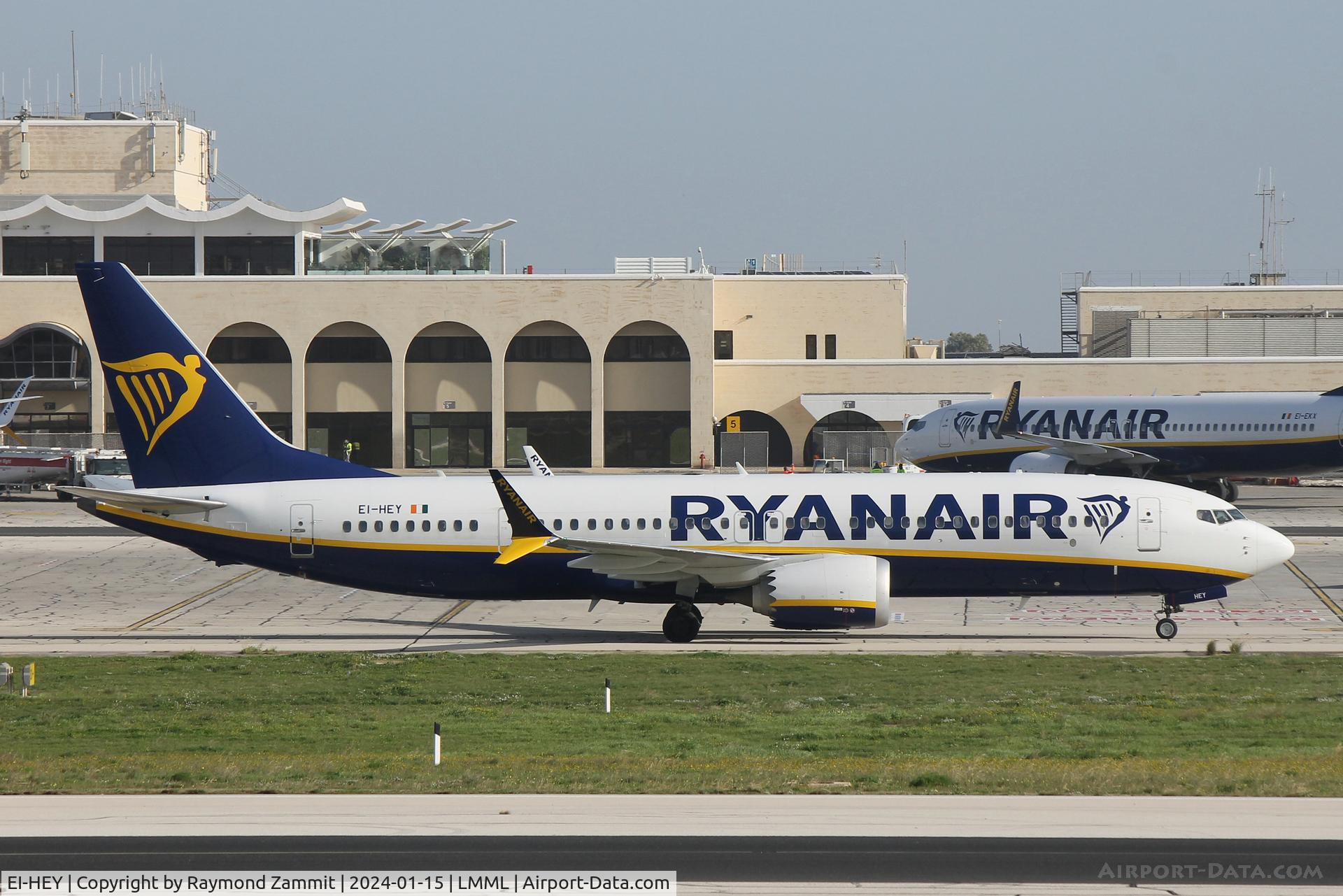 EI-HEY, 2022 Boeing 737-8-200 MAX C/N 62307, B737-8 MAX EI-HEY Ryanair